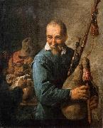 David Teniers the Younger The Musette Player Germany oil painting artist